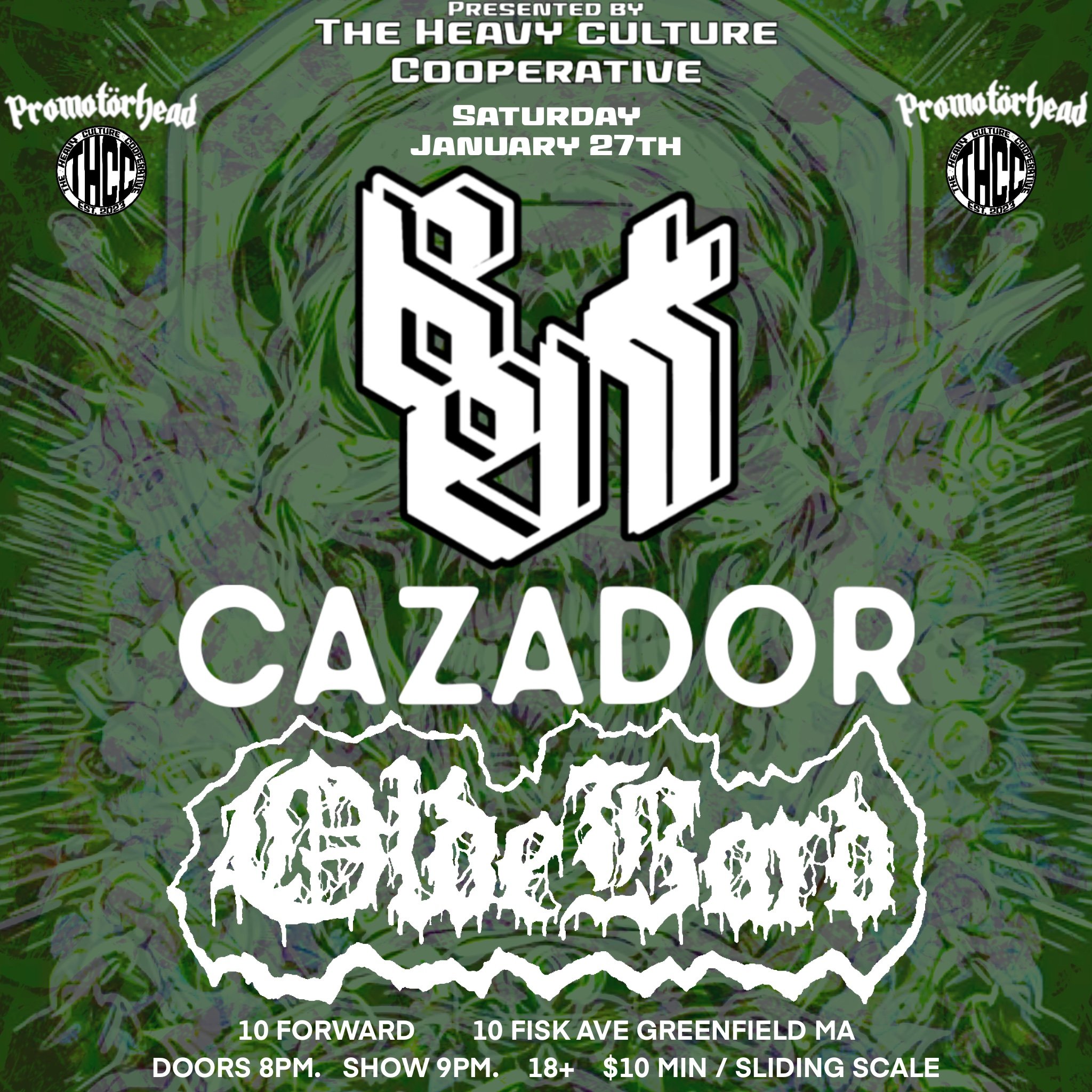 The Heavy Culture Co-op Presents: Bent / Cazador / Olde Bard